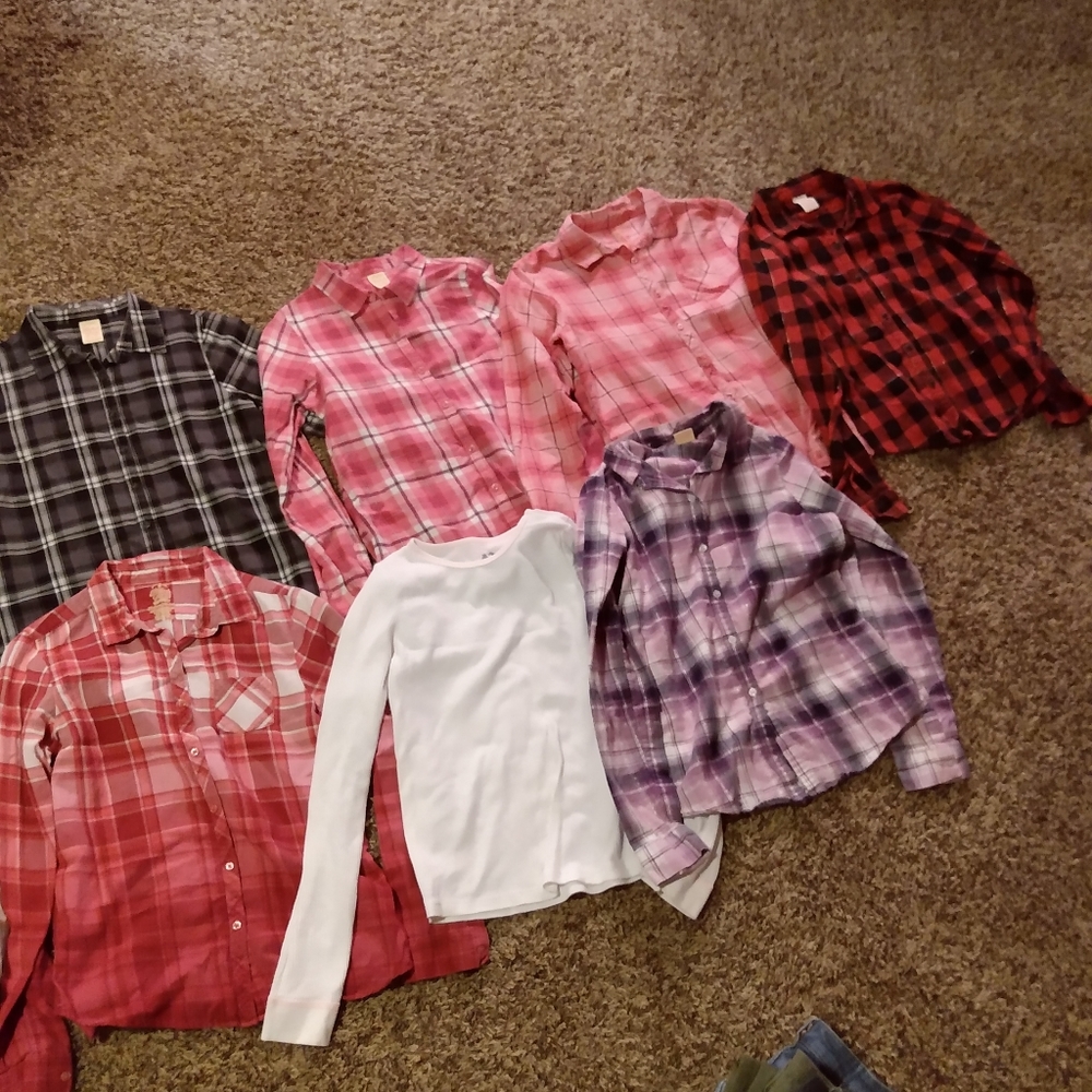 Button up shirts and pants